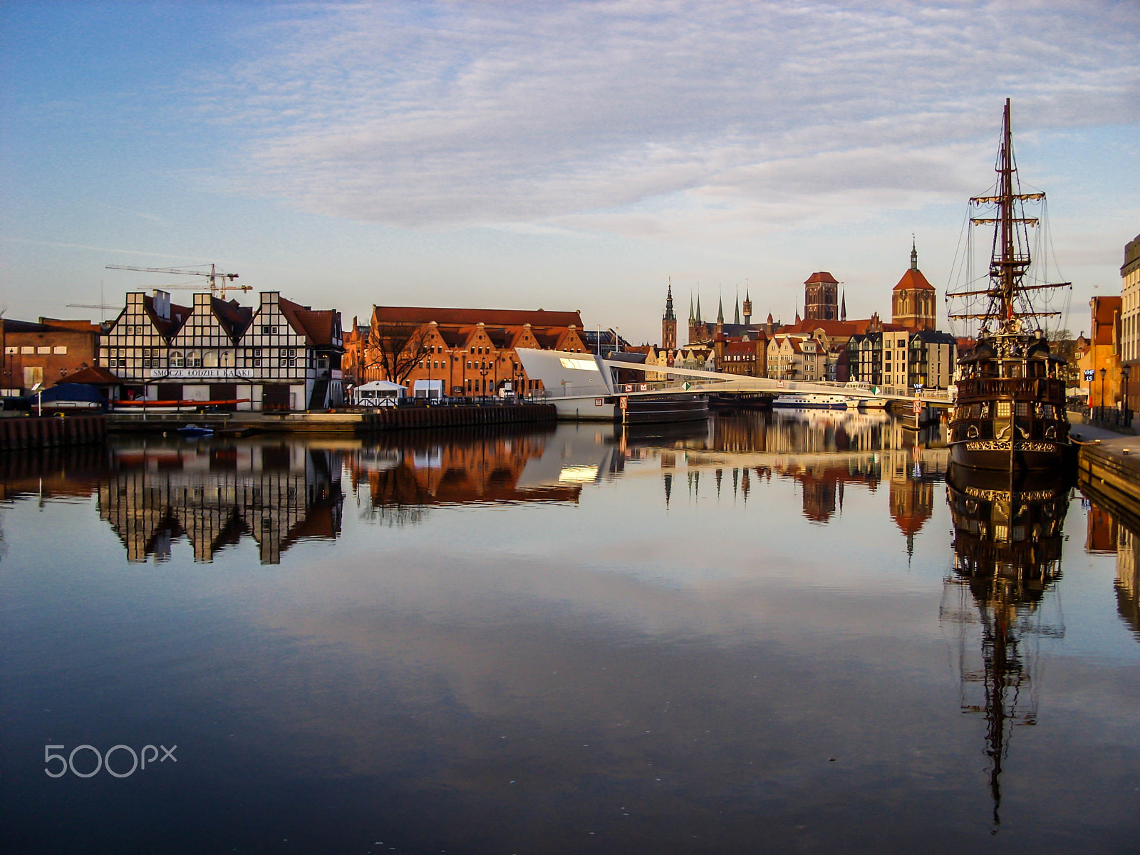 Samsung S850 sample photo. Morning gdansk photography