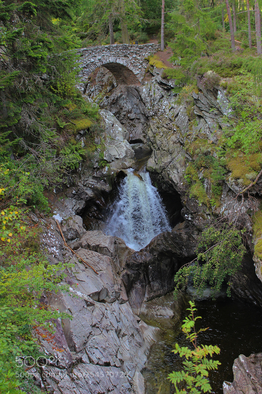 Canon EOS 600D (Rebel EOS T3i / EOS Kiss X5) sample photo. Waterfall under a bridge photography