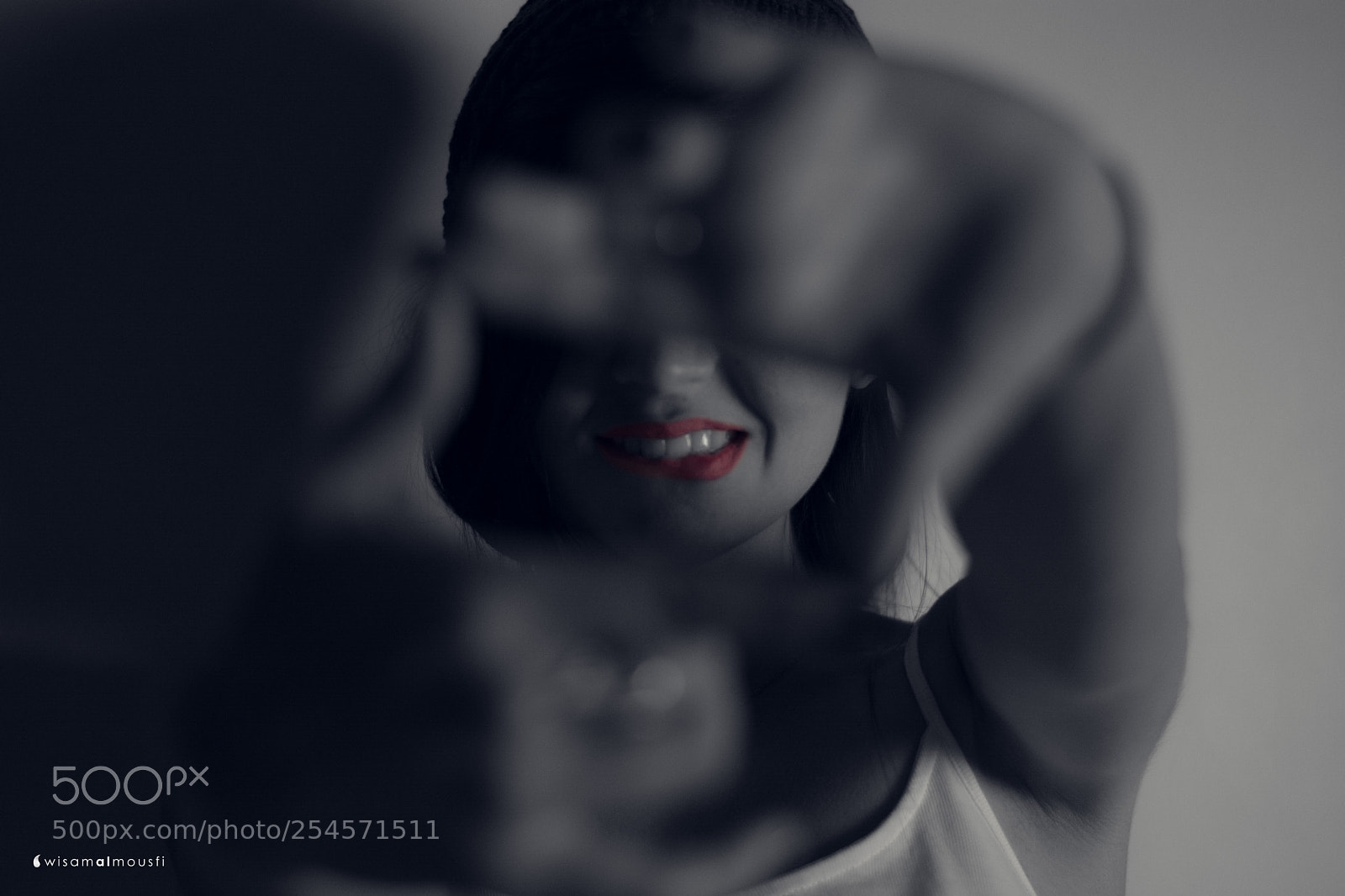 Nikon D5200 sample photo. Red lips. photography