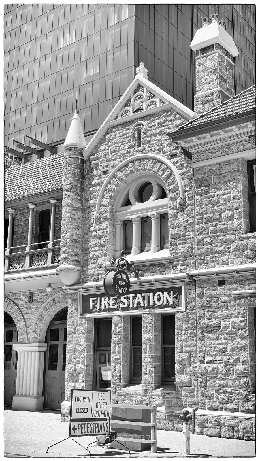 Sony a7R II sample photo. Old fire station, perth photography