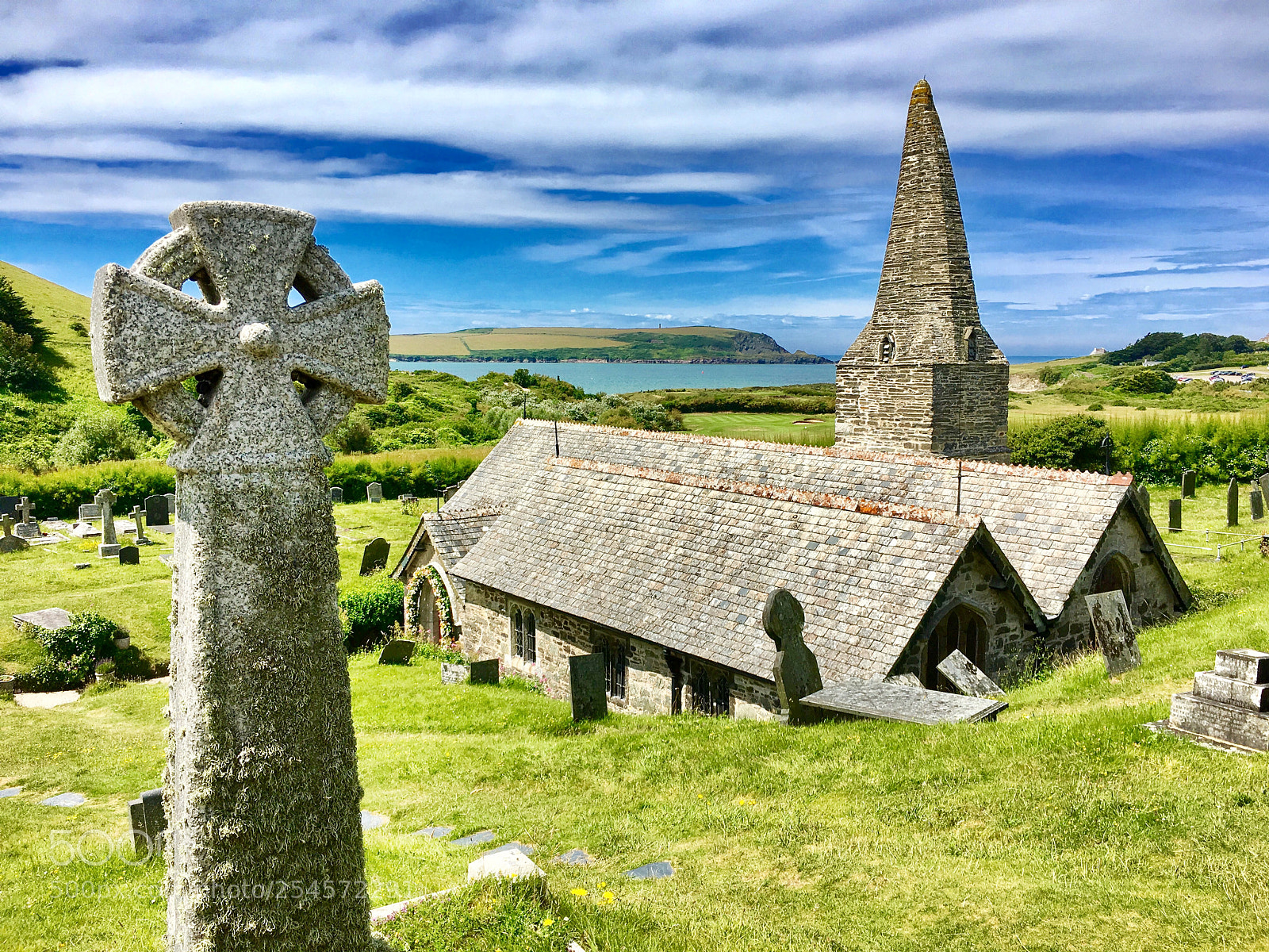 Apple iPhone 6s sample photo. St enodoc church photography