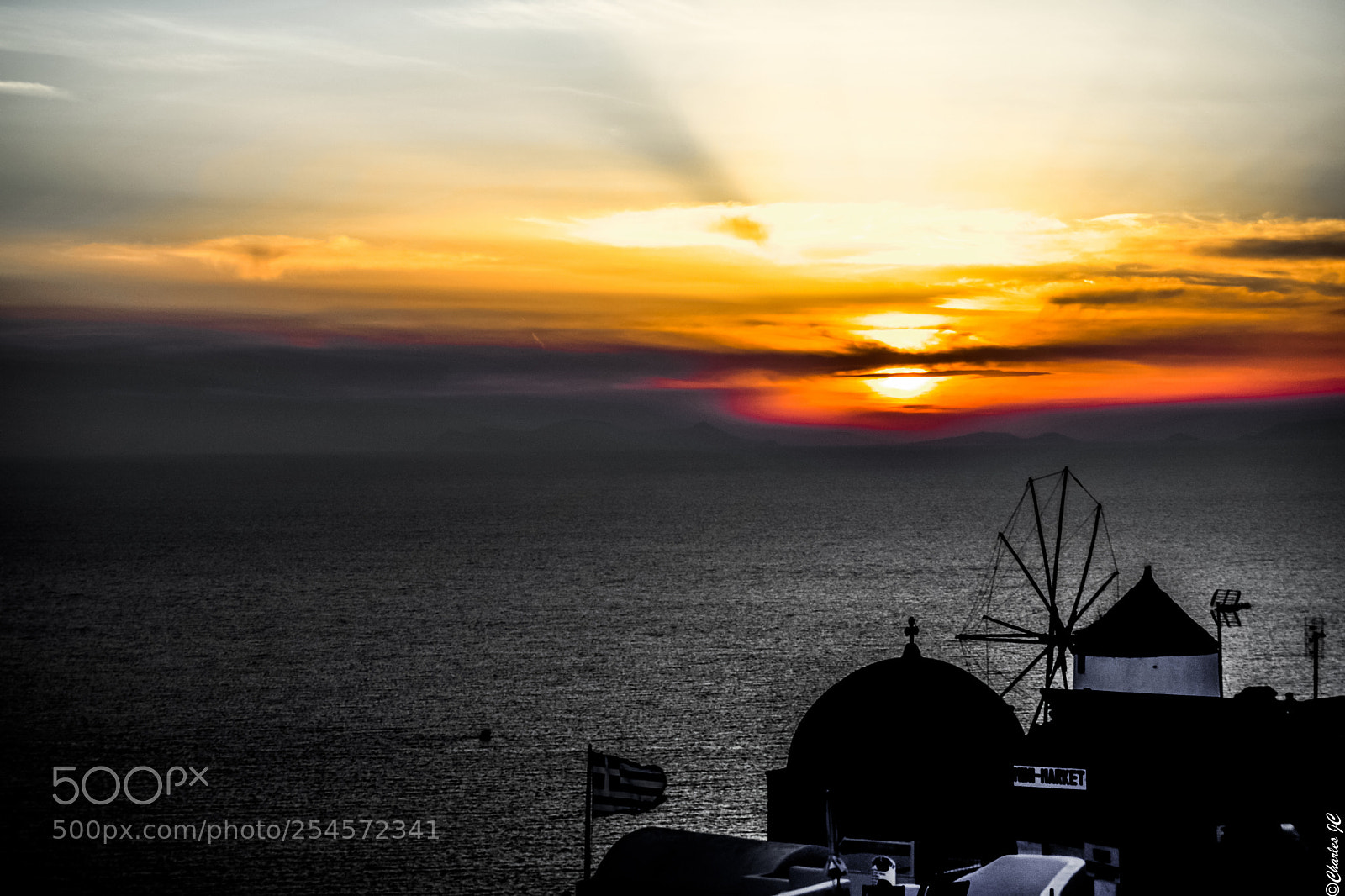 Nikon D5300 sample photo. Santorini's sunset photography