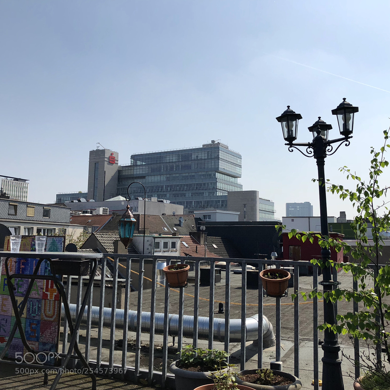 Apple iPhone 8 Plus sample photo. Unperfekthaus - roof terrace photography