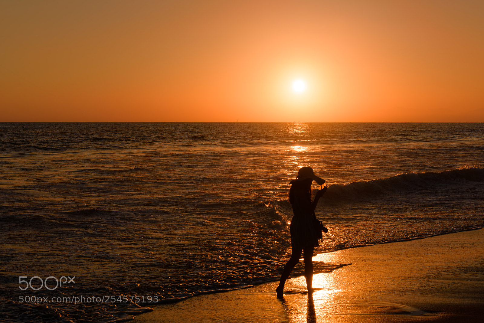 Nikon D810 sample photo. Woman enjoying sunset on photography