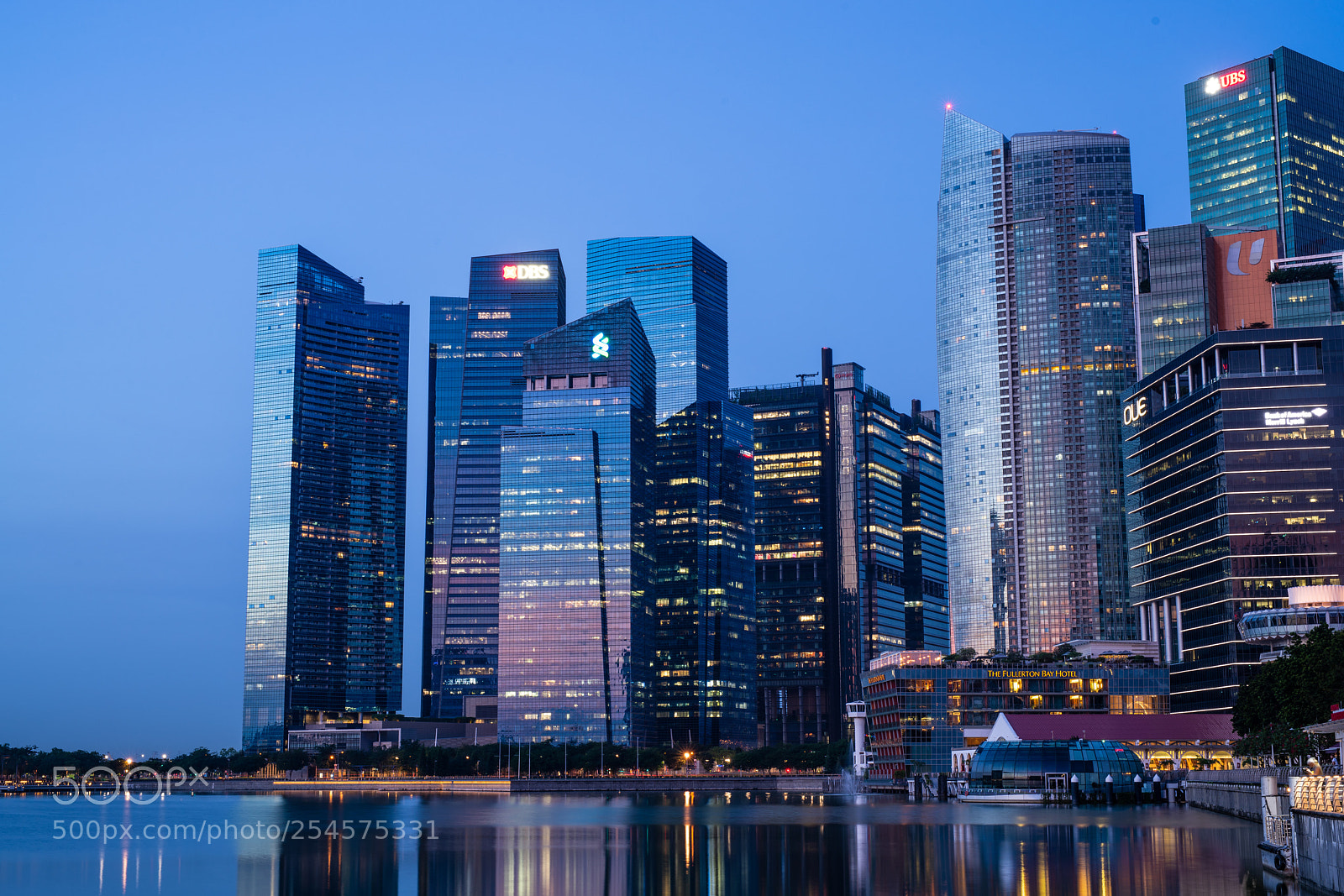 Nikon D810 sample photo. Morning of marina sands photography