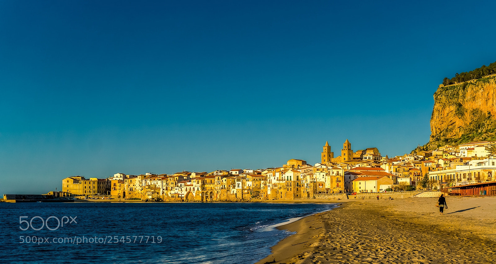 Sony a6000 sample photo. Cefalu sunset photography