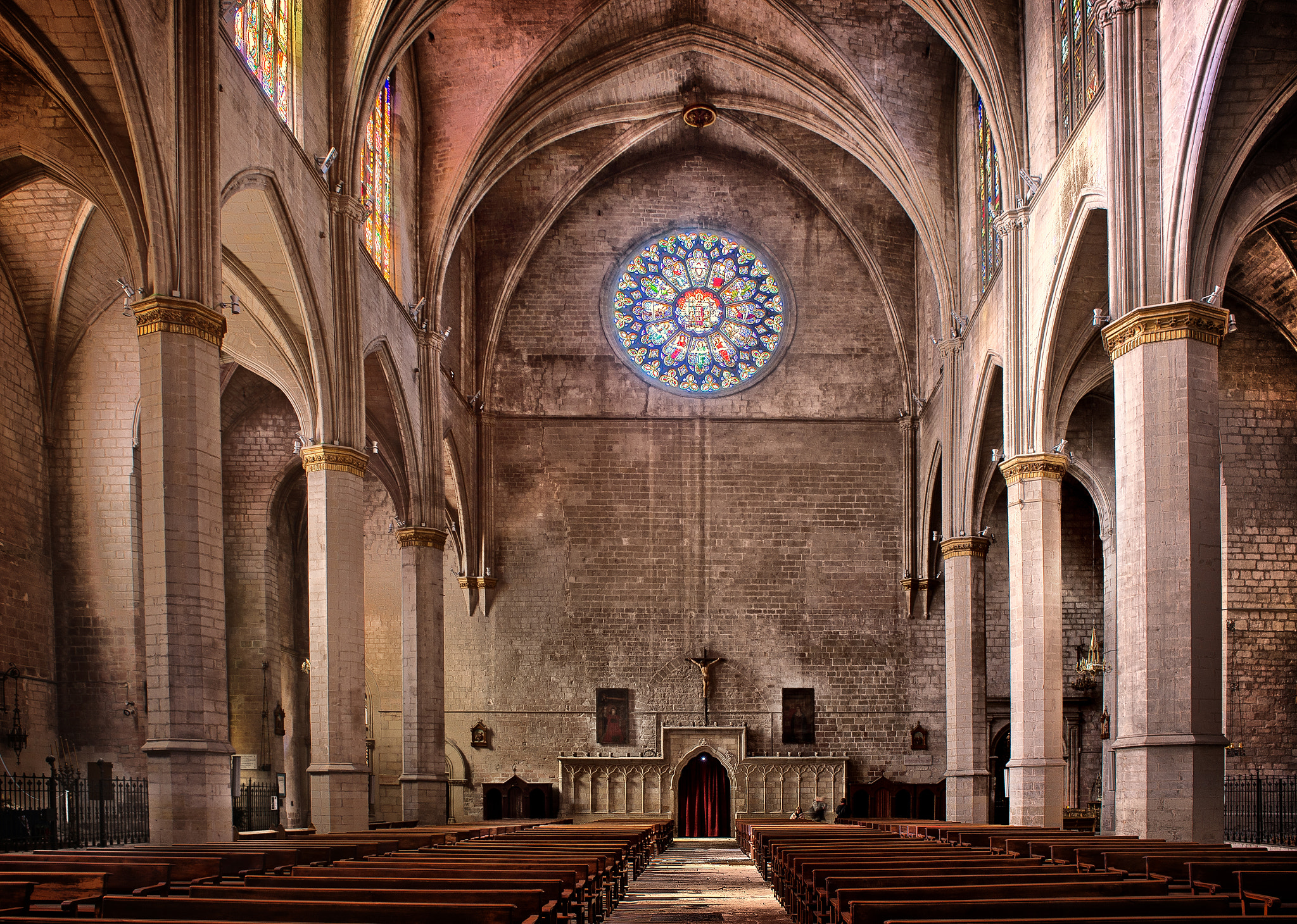 Interior de la Seo de Manresa