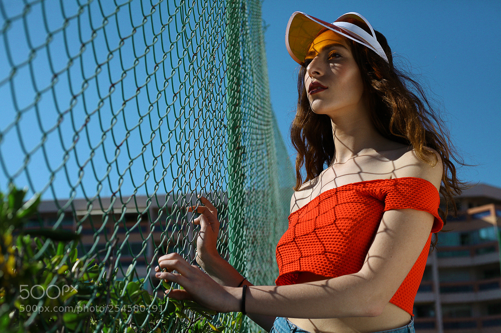 Canon EOS 5D Mark II sample photo. Ines au tennis photography