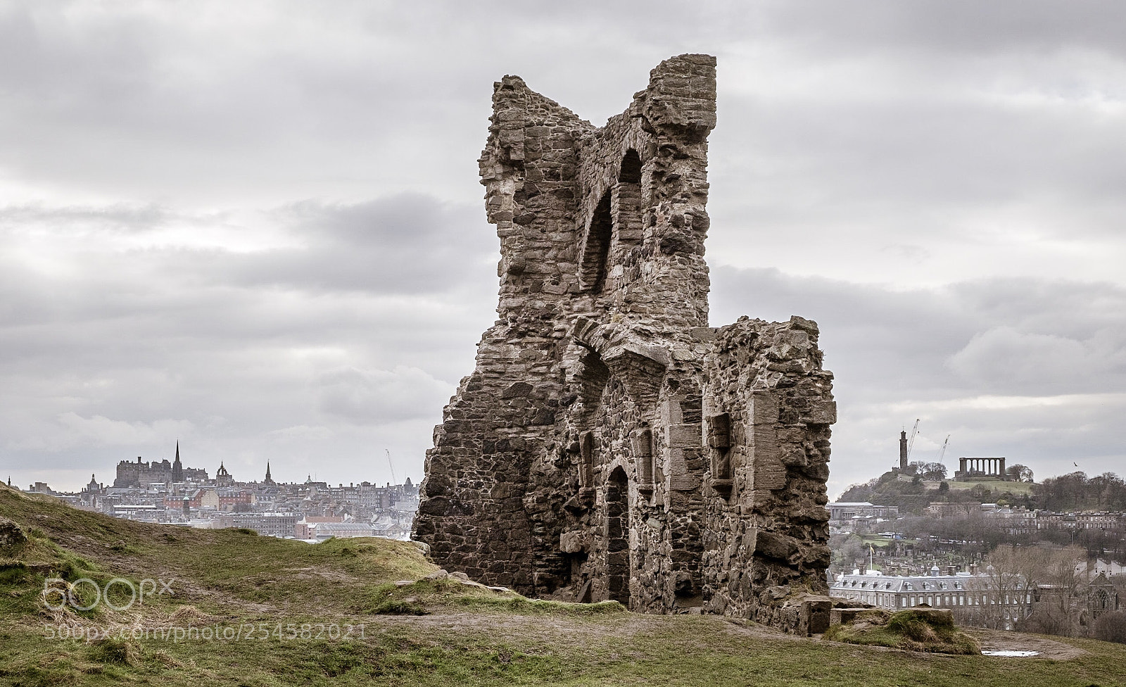 Fujifilm X-T20 sample photo. Ruins and the city photography