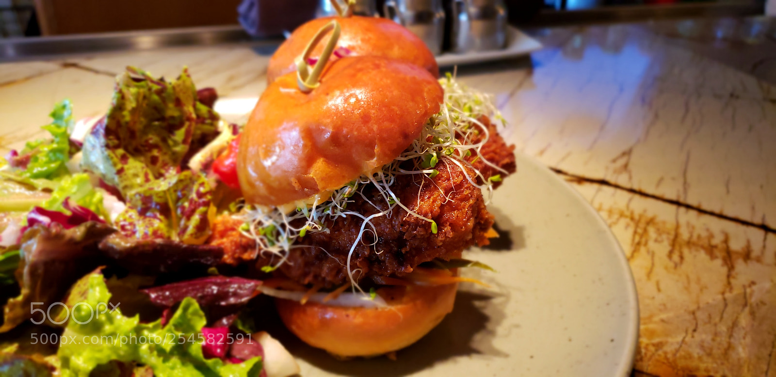 Samsung Galaxy S9 sample photo. Fried chicken sliders photography