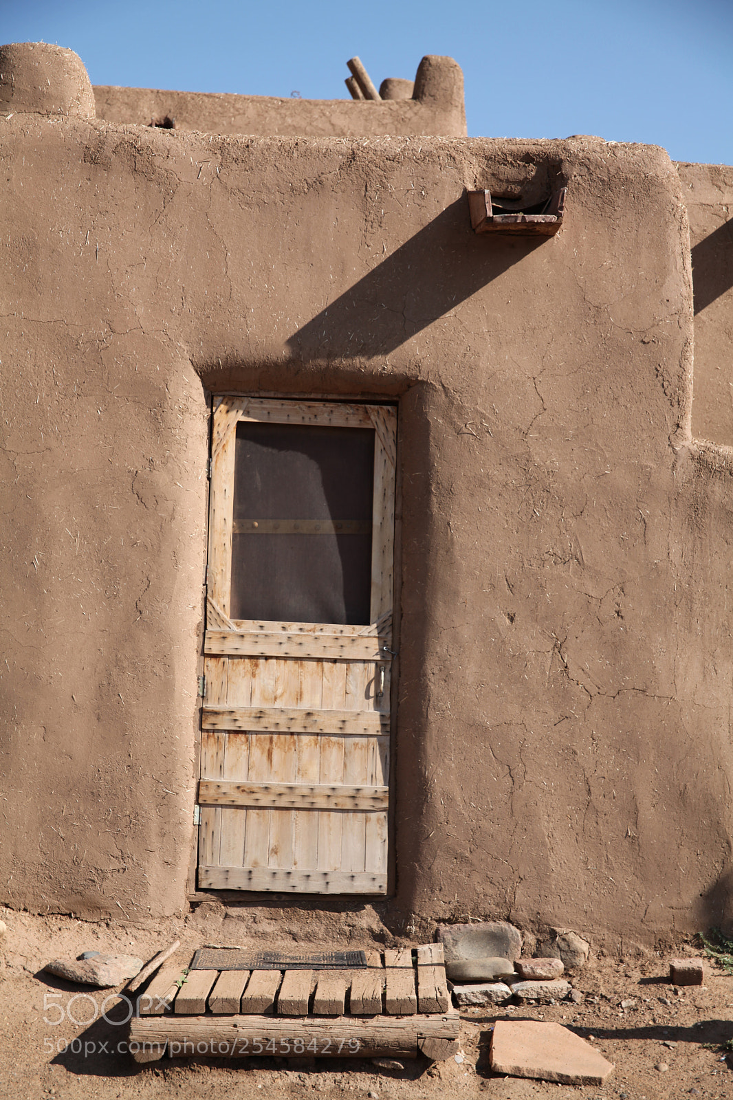 Canon EOS 5D Mark II sample photo. Pueblo door photography