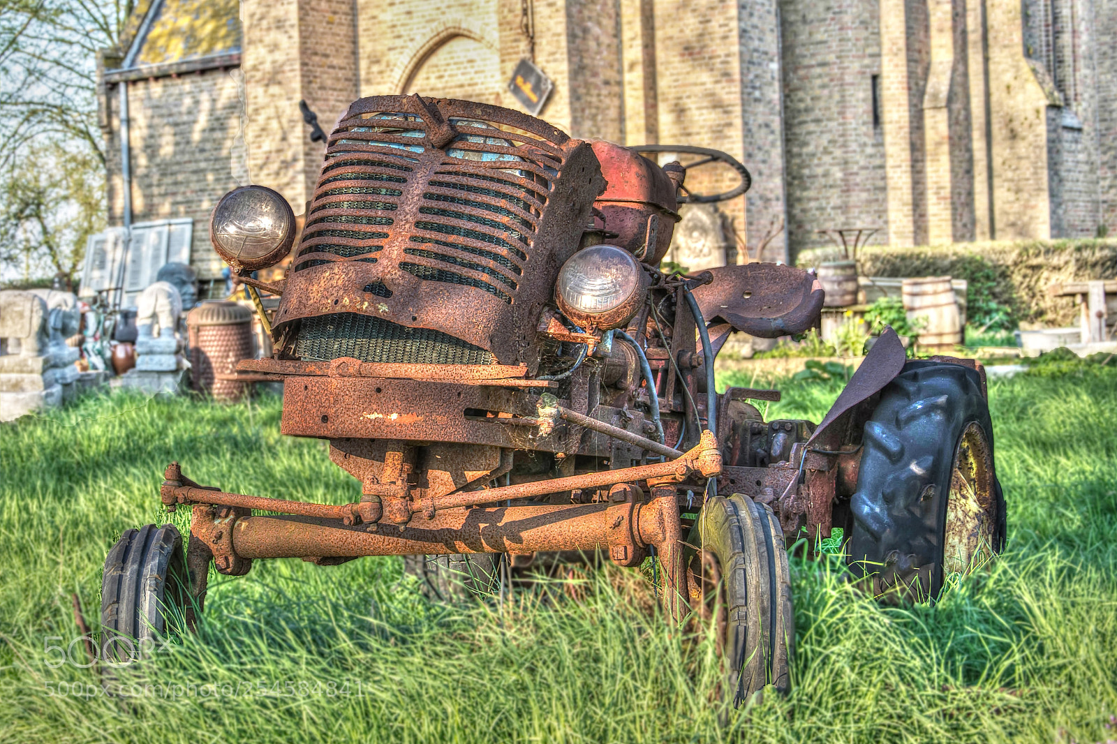 Nikon D7200 sample photo. Old tractor photography