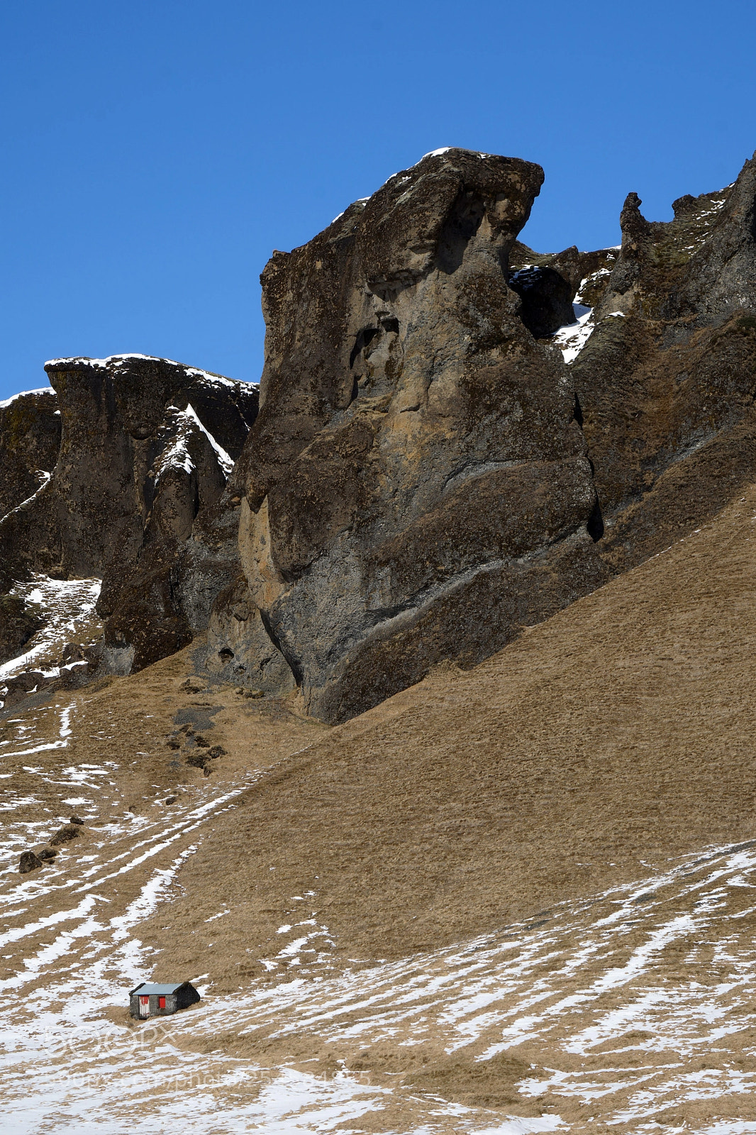 Sony a7 sample photo. The tiny house, iceland photography