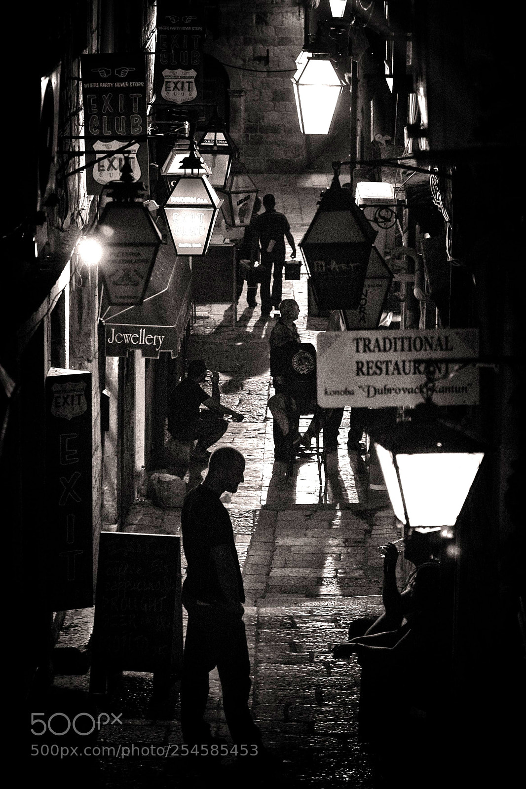 Canon EOS 20D sample photo. Dubrovnik night photography