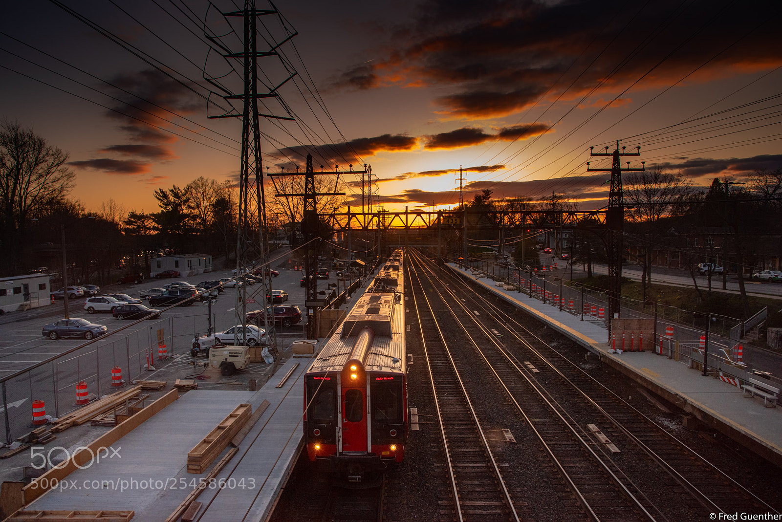 Nikon D810 sample photo. M8 train arrives at photography