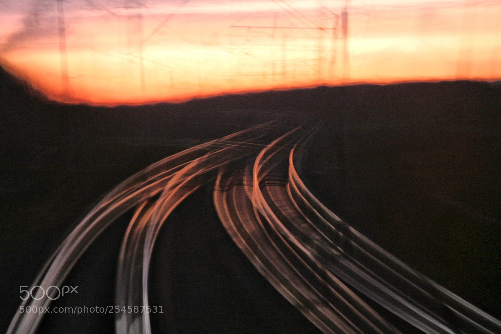 Canon EOS 5D sample photo. Sunset in movement photography