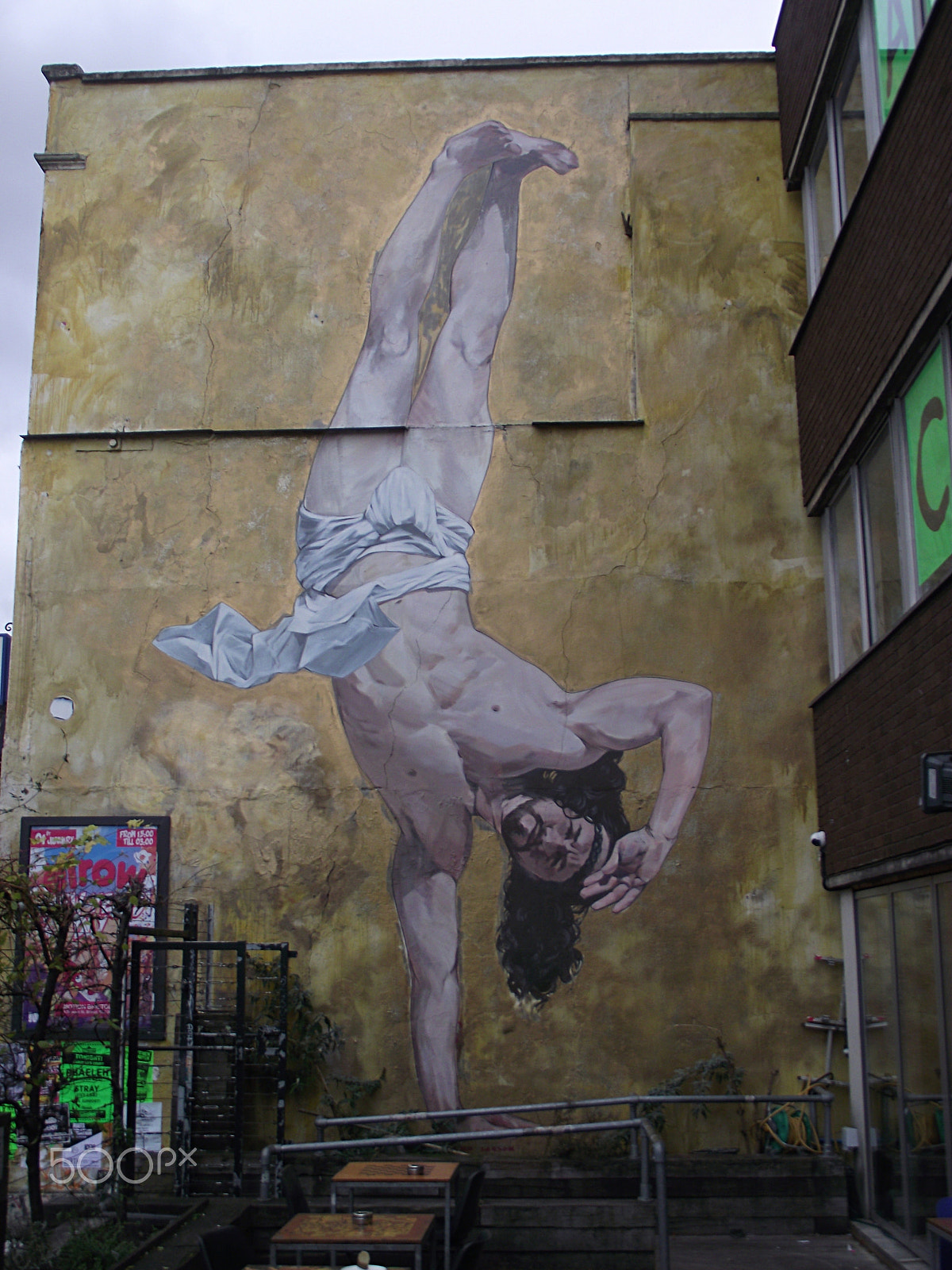 Fujifilm FinePix S1730 sample photo. 04/12/2017 j.c handstanding - stokes croft - bristol photography