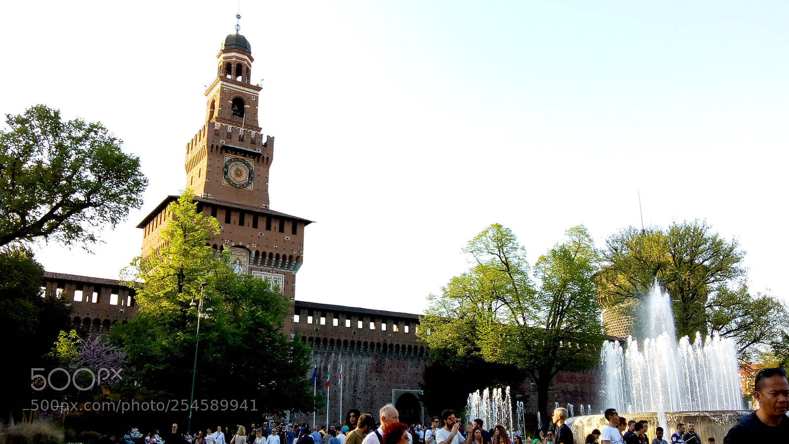 Motorola Moto E4 sample photo. Castello sforzesco, milan photography