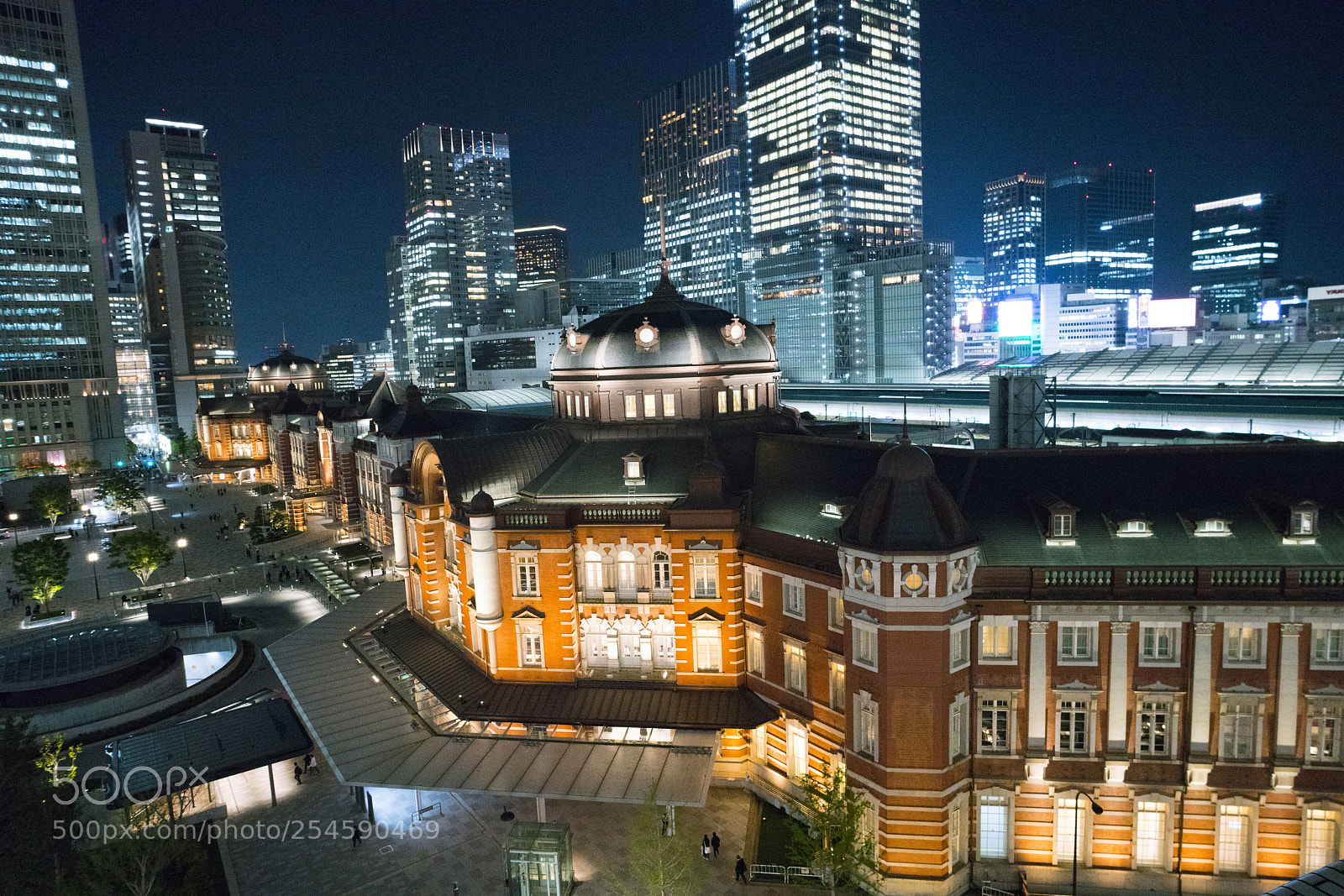 Sony a7R II sample photo. Tokyo station photography