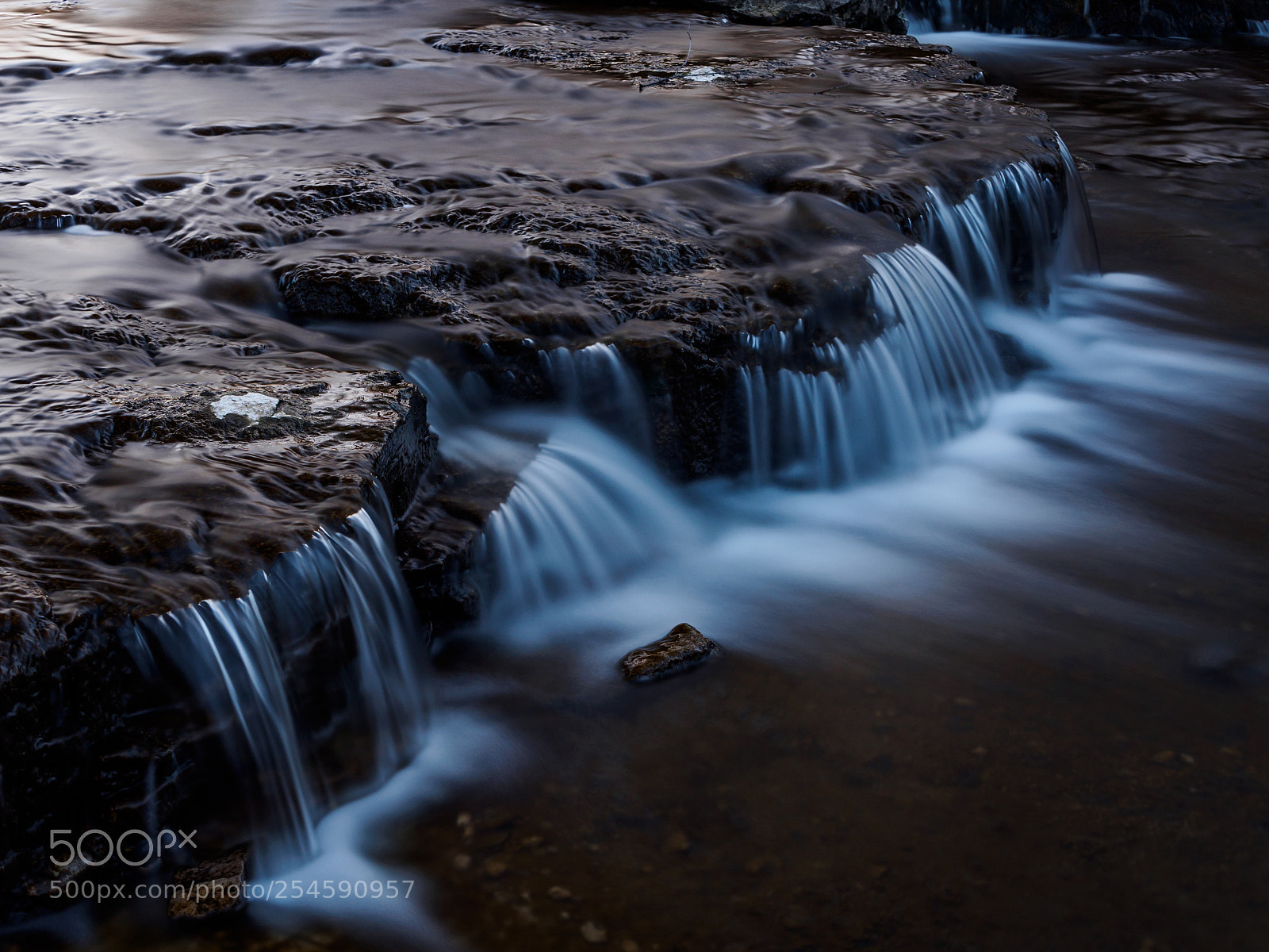 Olympus OM-D E-M10 sample photo. Creekside evening photography