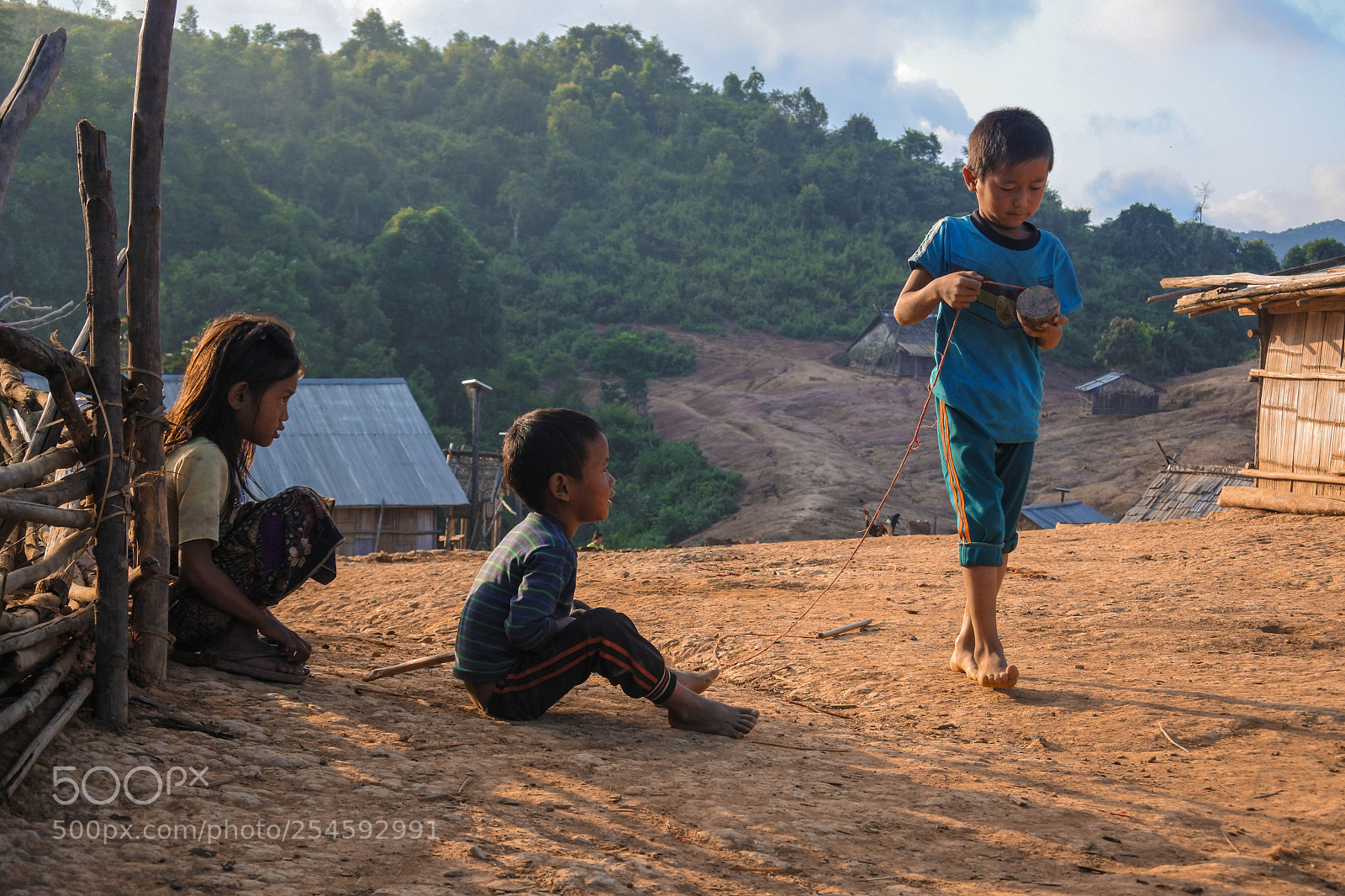 Nikon 1 J5 sample photo. Enfants lahu photography