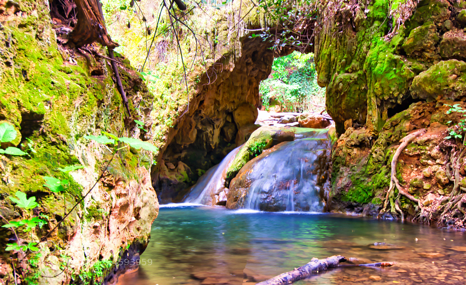 Nikon D7200 sample photo. Waterfall at nahal amud photography