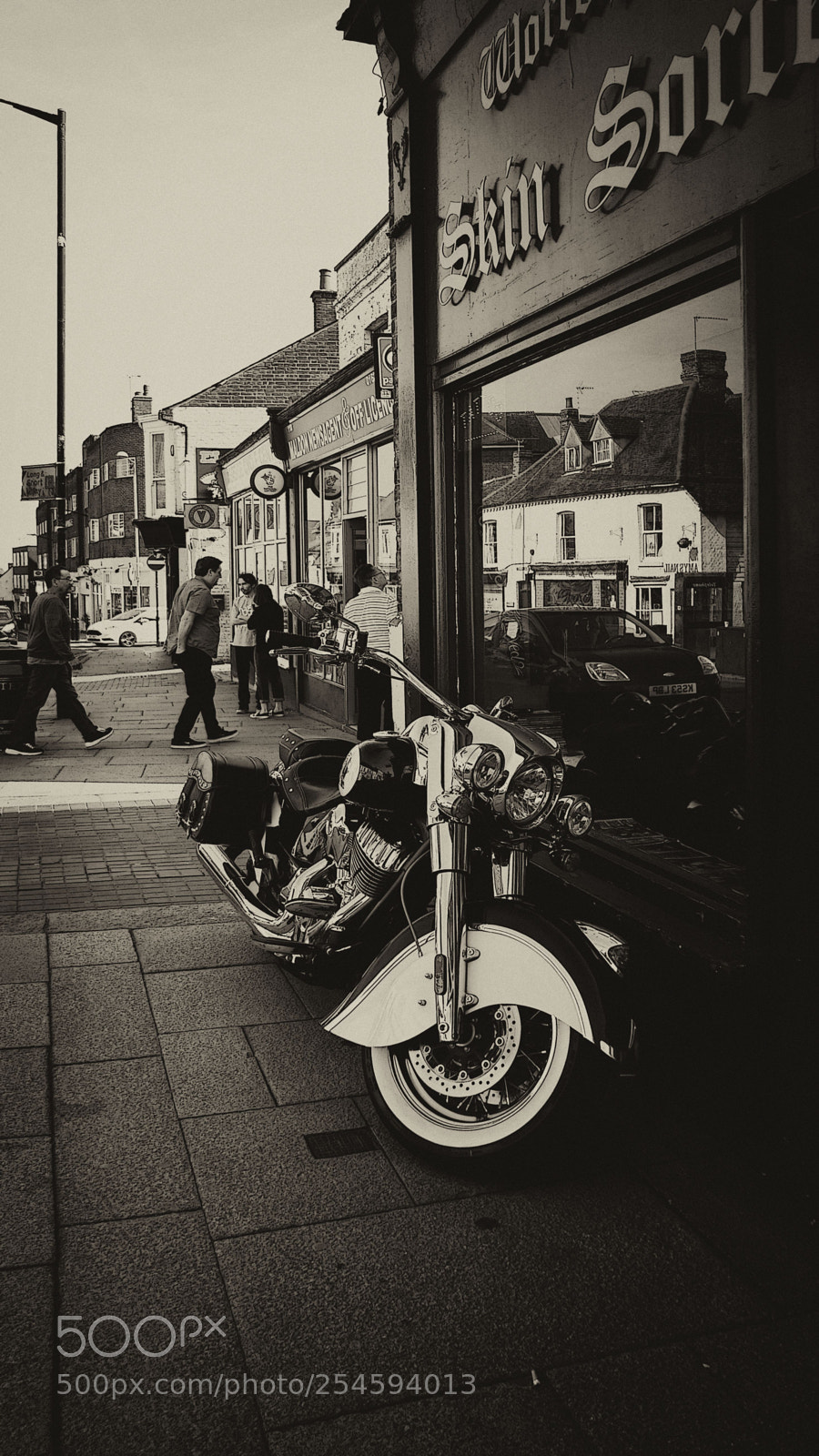 Samsung NX300 sample photo. Tattoo shop photography