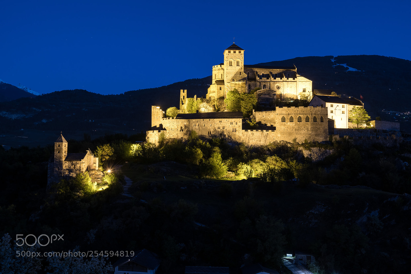 Nikon D850 sample photo. Castle valère, sion photography