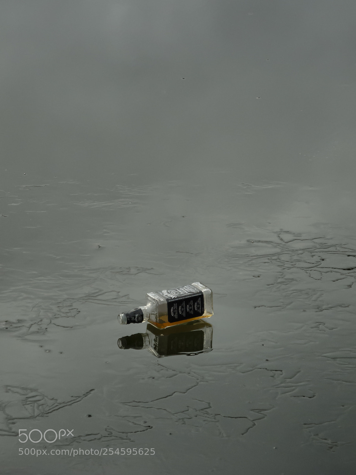 Nikon Coolpix P7000 sample photo. Jack daniels on ice photography