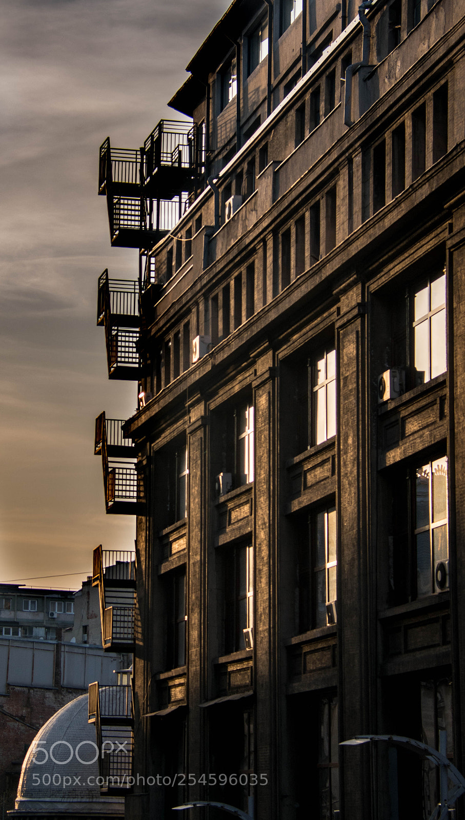 Nikon D3300 sample photo. Fire escape photography