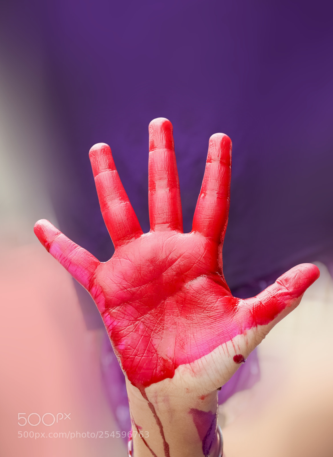 Nikon D5300 sample photo. Red hand of celebration photography