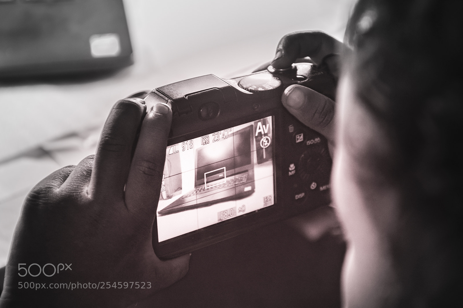 Nikon D5300 sample photo. Laptop in close encounter photography