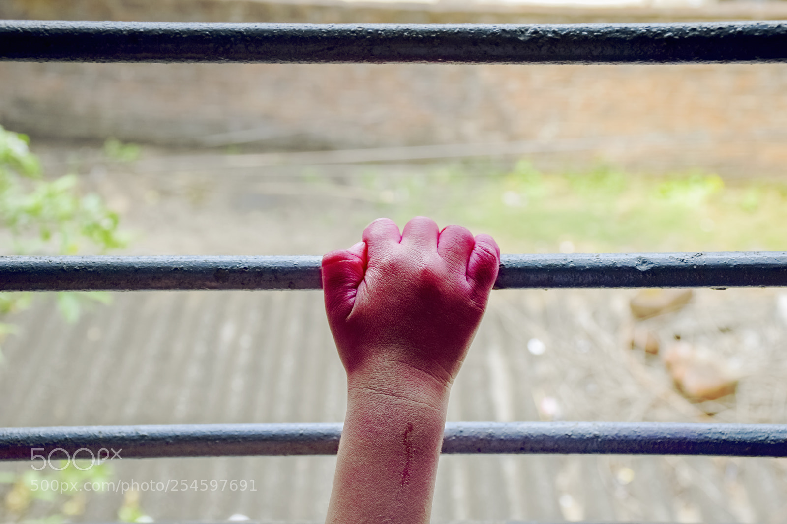 Nikon D5300 sample photo. Red hand of celebration photography