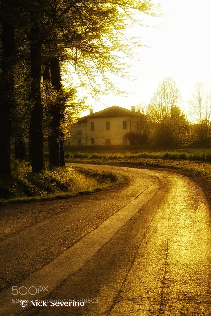 Sony a7R sample photo. Atmosphere of a sunset photography