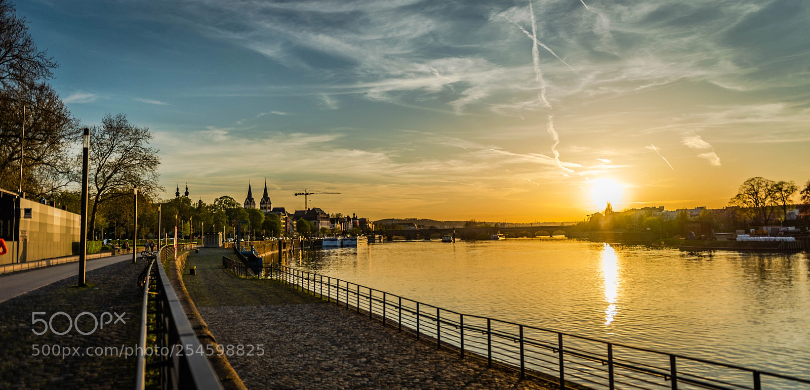 Nikon D600 sample photo. Sunset at koblenz photography