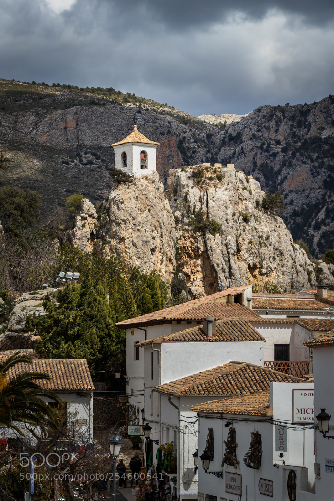 Canon EOS 80D sample photo. Guadalest bell tower photography