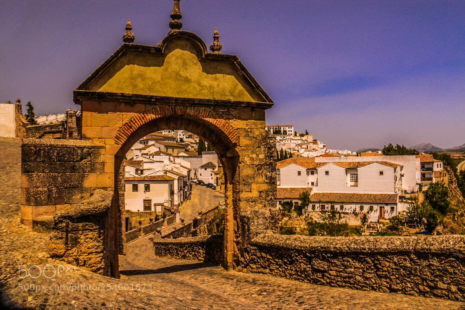 Canon EOS 70D sample photo. Arch in ronda, spain photography