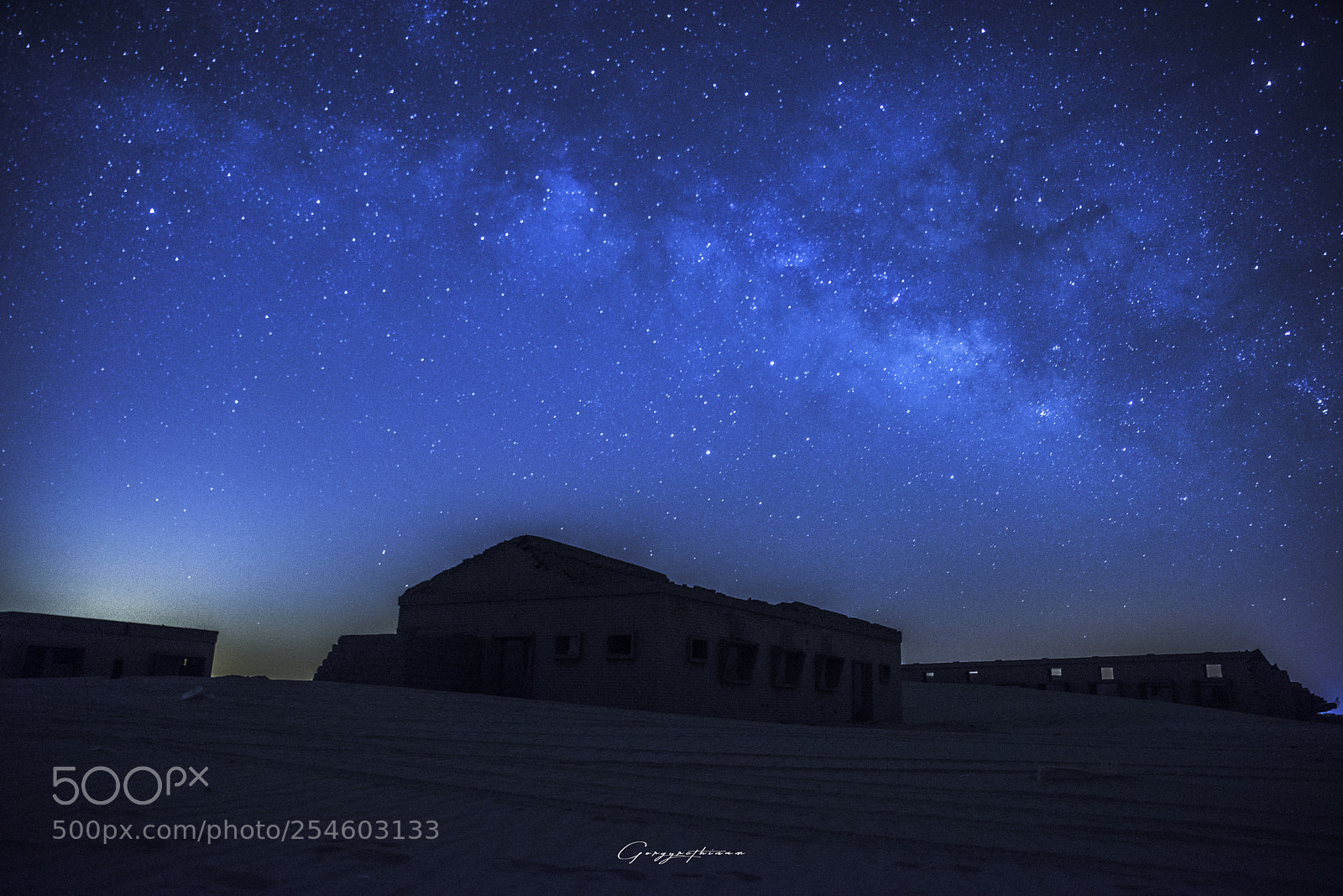 Nikon D810 sample photo. Milkyway- starry desert photography
