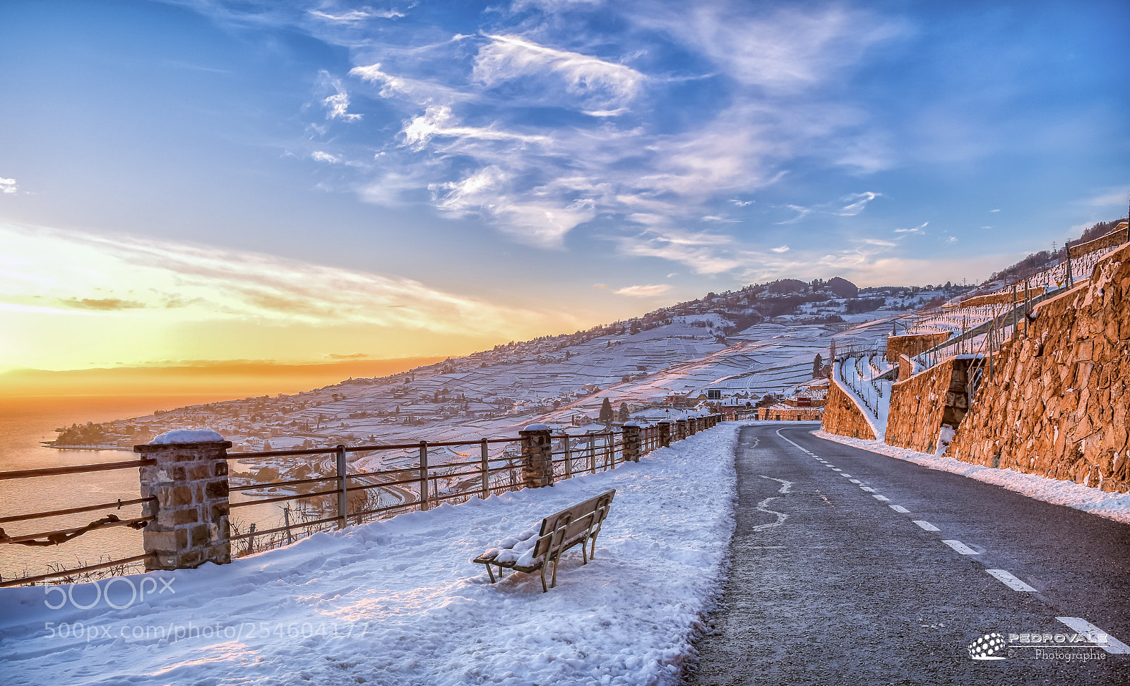 Nikon D5500 sample photo. Sunset lavaux  photography