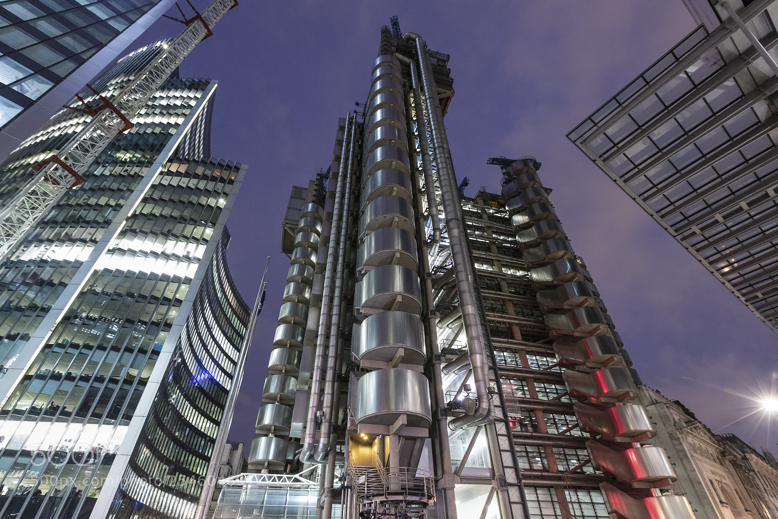 Canon EOS 6D Mark II sample photo. Lloys building at night photography