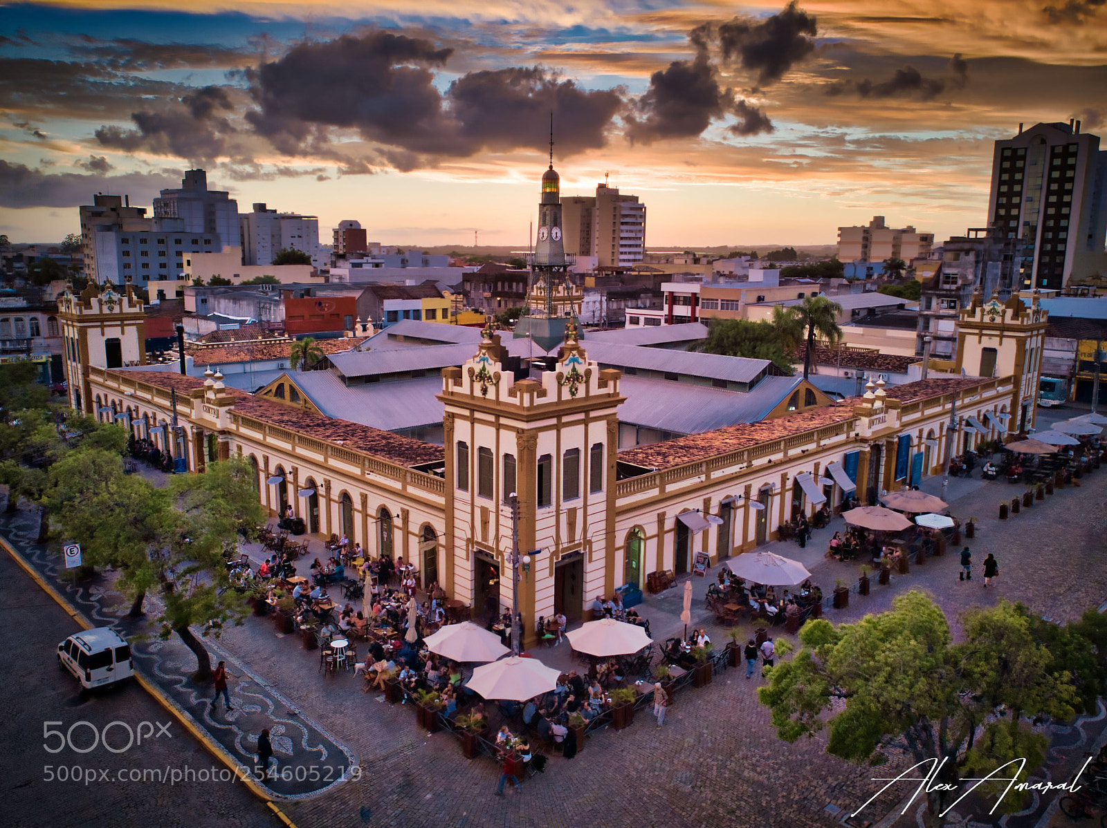 DJI FC220 sample photo. Central market - pelotas-rs photography
