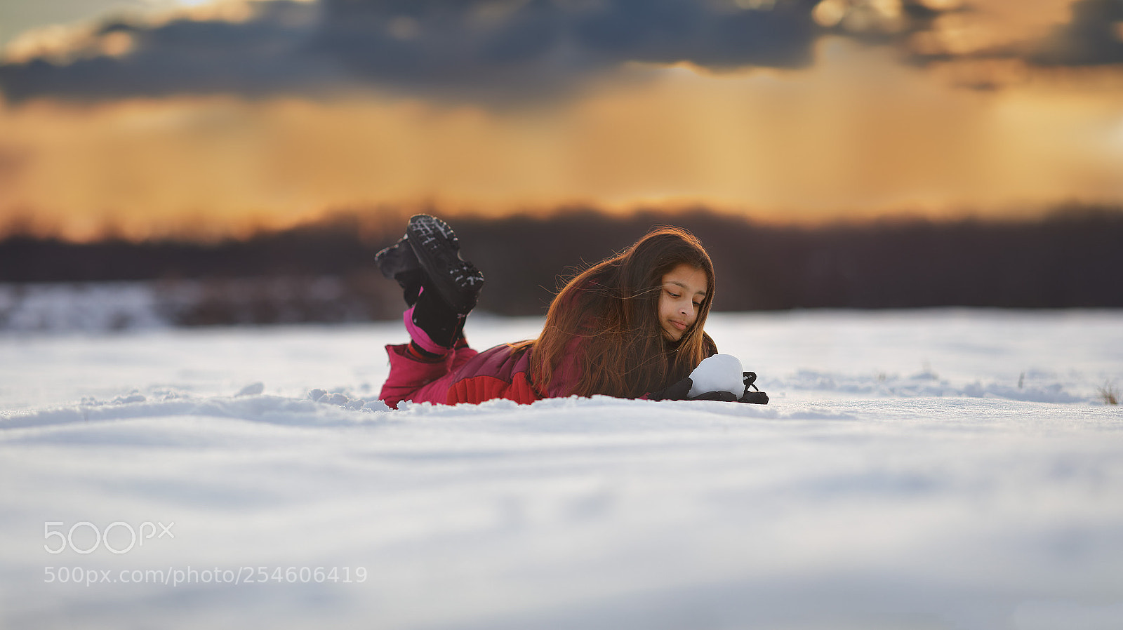 Canon EOS 5D Mark IV sample photo. Snow portrait photography