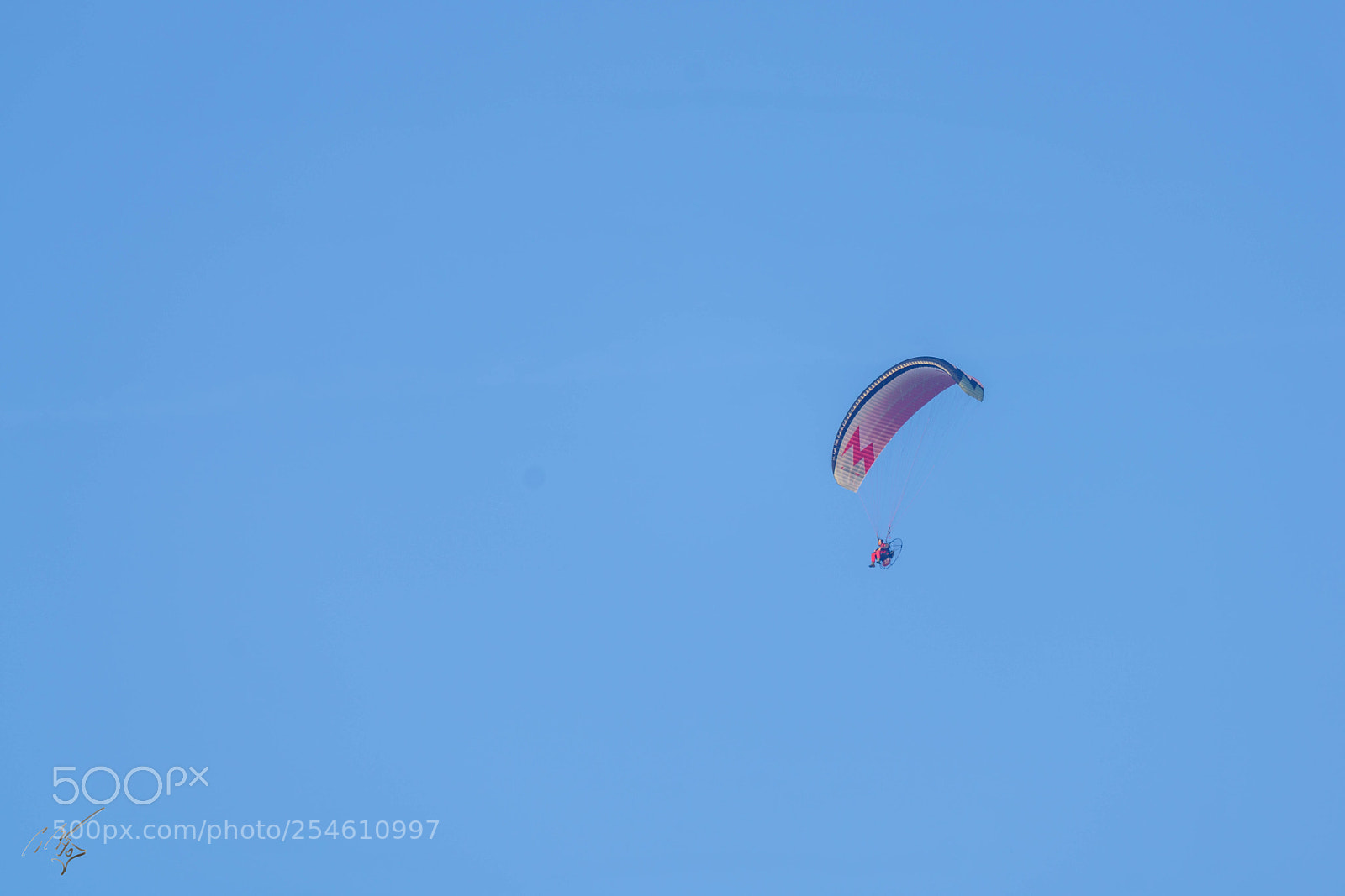 Sony a7R II sample photo. Para glider photography