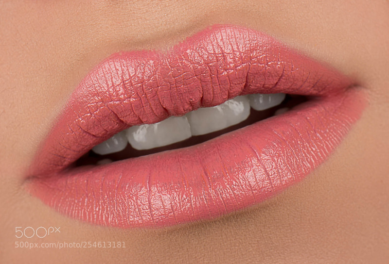 Nikon D610 sample photo. Lips retouching photography