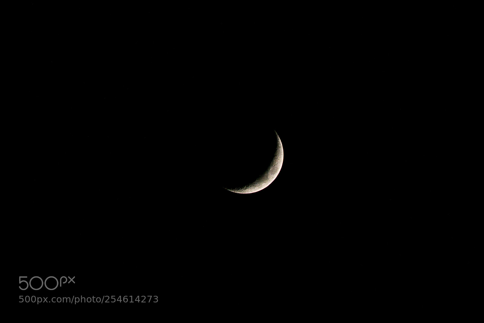Nikon D7200 sample photo. Crescent moon photography