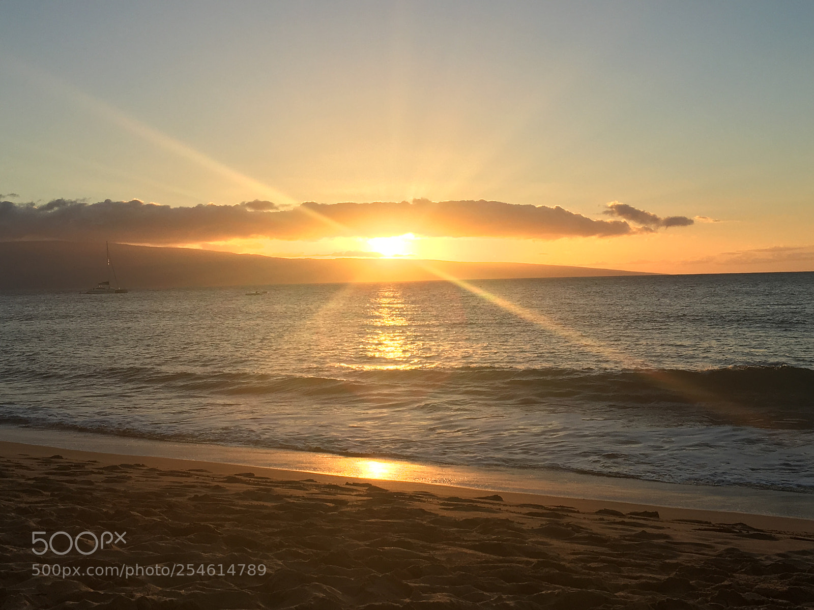 Apple iPhone 6s sample photo. Maui sunset photography