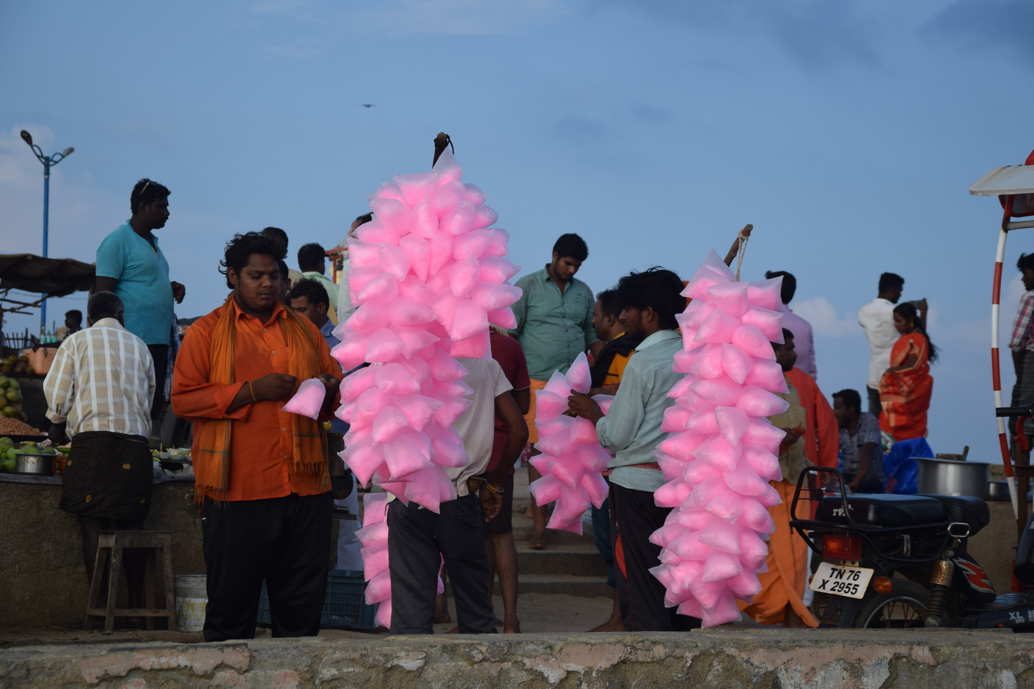 Nikon D5300 sample photo. Indian cotton candy photography
