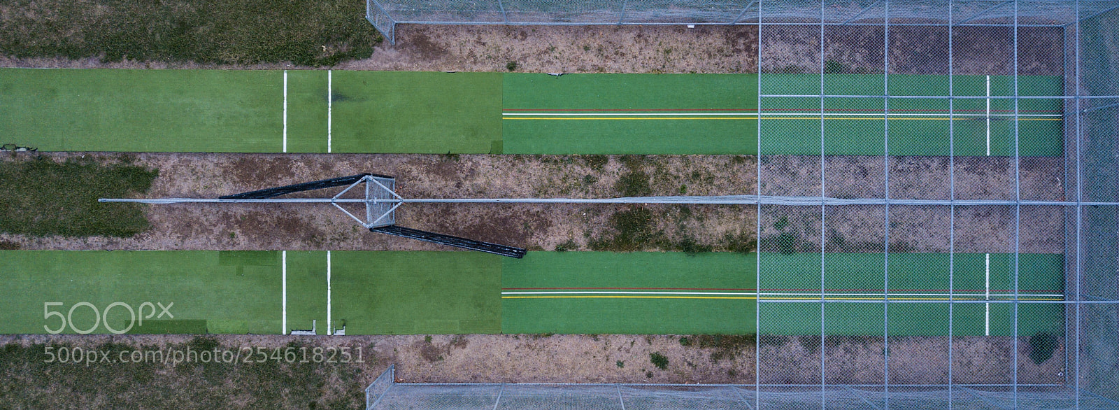 DJI FC220 sample photo. Cricket symmetry photography