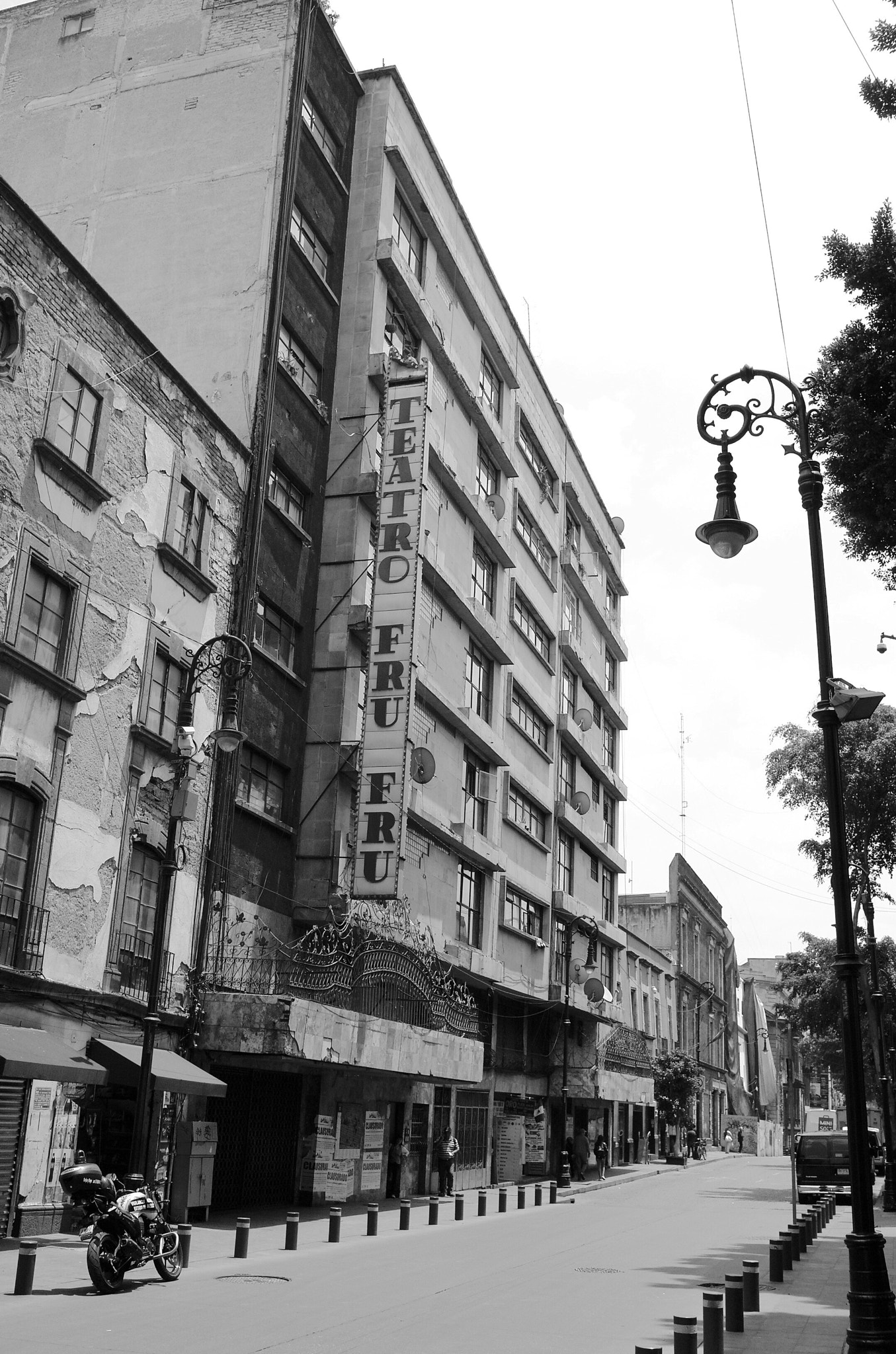 Leica X2 sample photo. What remains of old theater fru fru photography