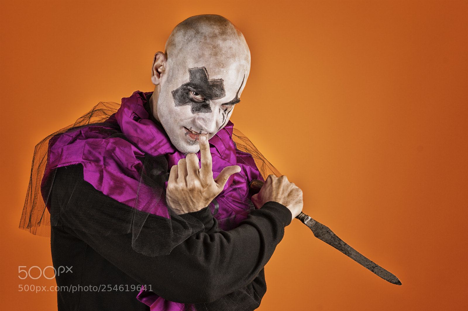 Canon EOS 7D sample photo. Psycho clown ii photography